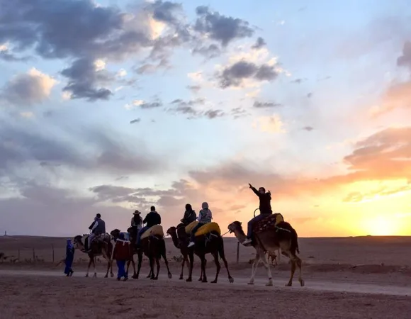Agafay Sunset Tour: Jeep or Quad Road Experience, Camel Ride & Dinner