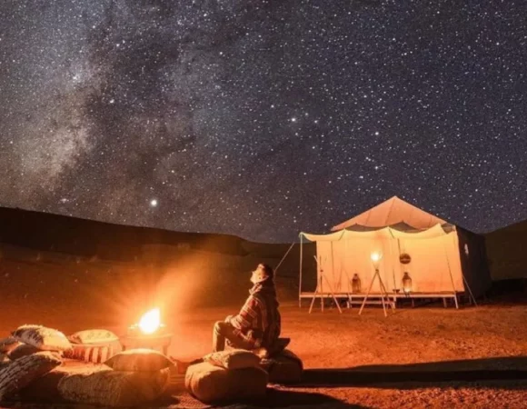 Experience the Magic of a Night in the Moroccan Desert: Stargazing & Serenity