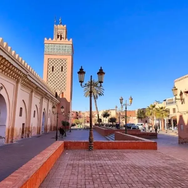A street view of Fes Medina, showcasing the city's architecture and vibrant atmosphere during a Fes Medina Walking Tour.