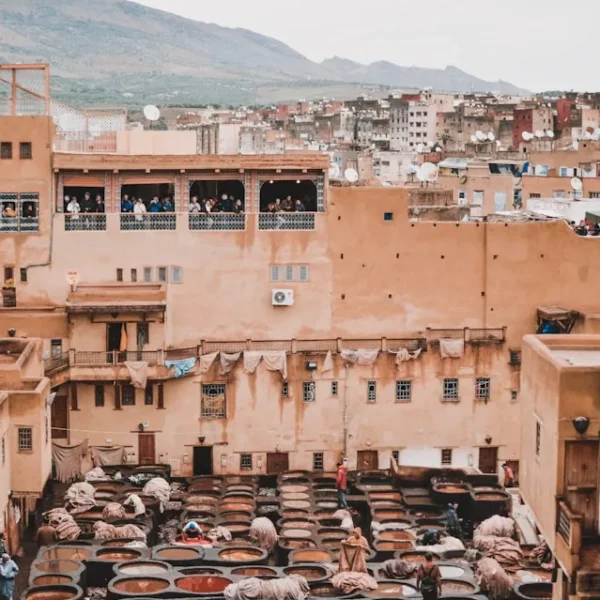 Tanneries places in Fes
