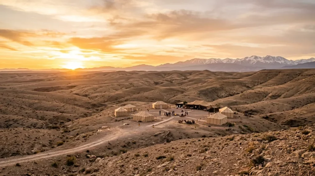 Sunrise Hot Air Balloon Flight over Marrakech & Atlas Mountains