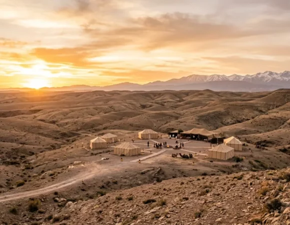 Sunrise Hot Air Balloon Flight over Marrakech & Atlas Mountains