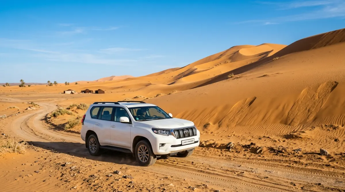 Tailor-made private Morocco desert tour with 4x4 vehicle and licensed local Berber guide