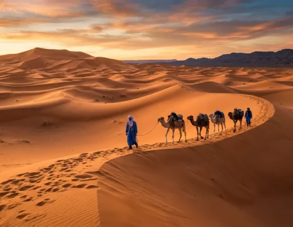 9 Days Morocco Tour from Tangier to Marrakech: Chefchaouen, Fes & Sahara Desert Adventure