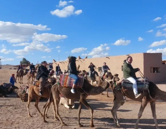 Agafay Sunset Tour: Jeep of Road With Camel Ride and Tea in a Nomad’s Tent
